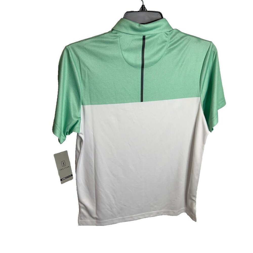 Pga Tour $62 Men's Airflux Colorblock Short-Sleeve Golf Polo Shirt Size S - Picture 9 of 9